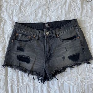 BDG Black Denim Shorts